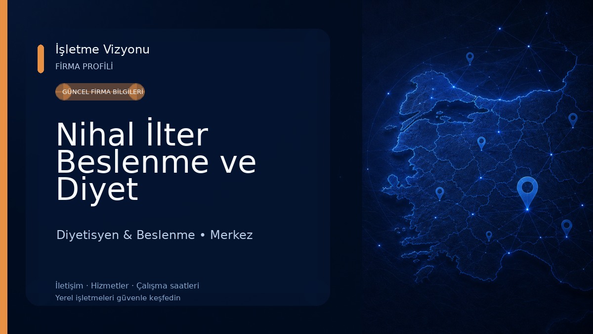 Nihal İlter Beslenme ve Diyet Danışmanlığı Diyetisyen & Beslenme