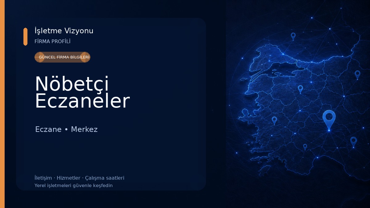 Nöbetçi Eczaneler Eczane