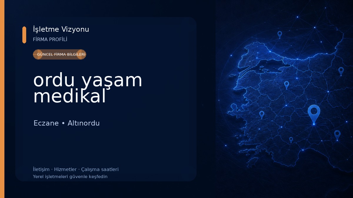 ordu yaşam medikal Eczane