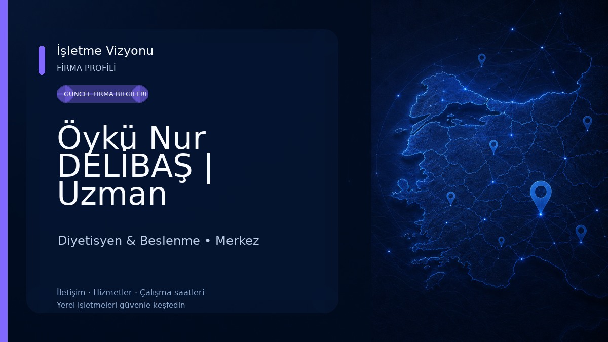 Öykü Nur DELİBAŞ | Uzman Diyetisyen Diyetisyen & Beslenme