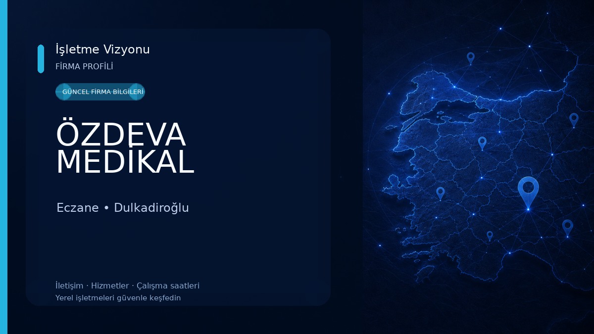 ÖZDEVA MEDİKAL Eczane
