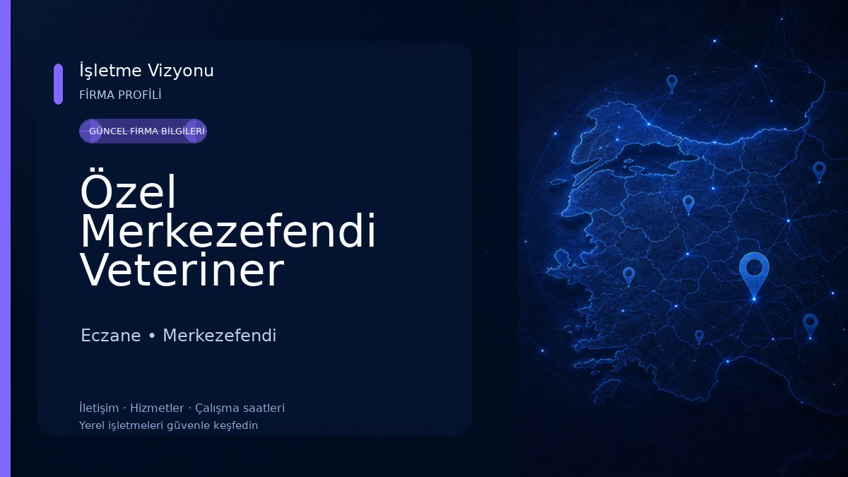 Özel Merkezefendi Veteriner Polikliniği - Denizli Veteriner Eczane