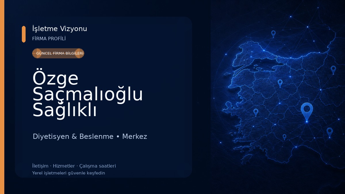 Özge Saçmalıoğlu Sağlıklı Beslenme Ve Güzellik Merkezi