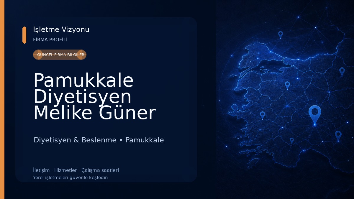 Pamukkale Diyetisyen Melike Güner Diyetisyen & Beslenme