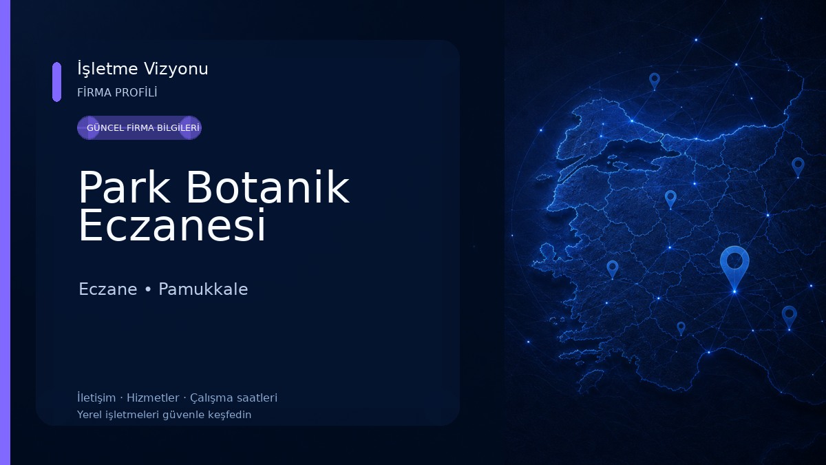 Park Botanik Eczanesi Eczane