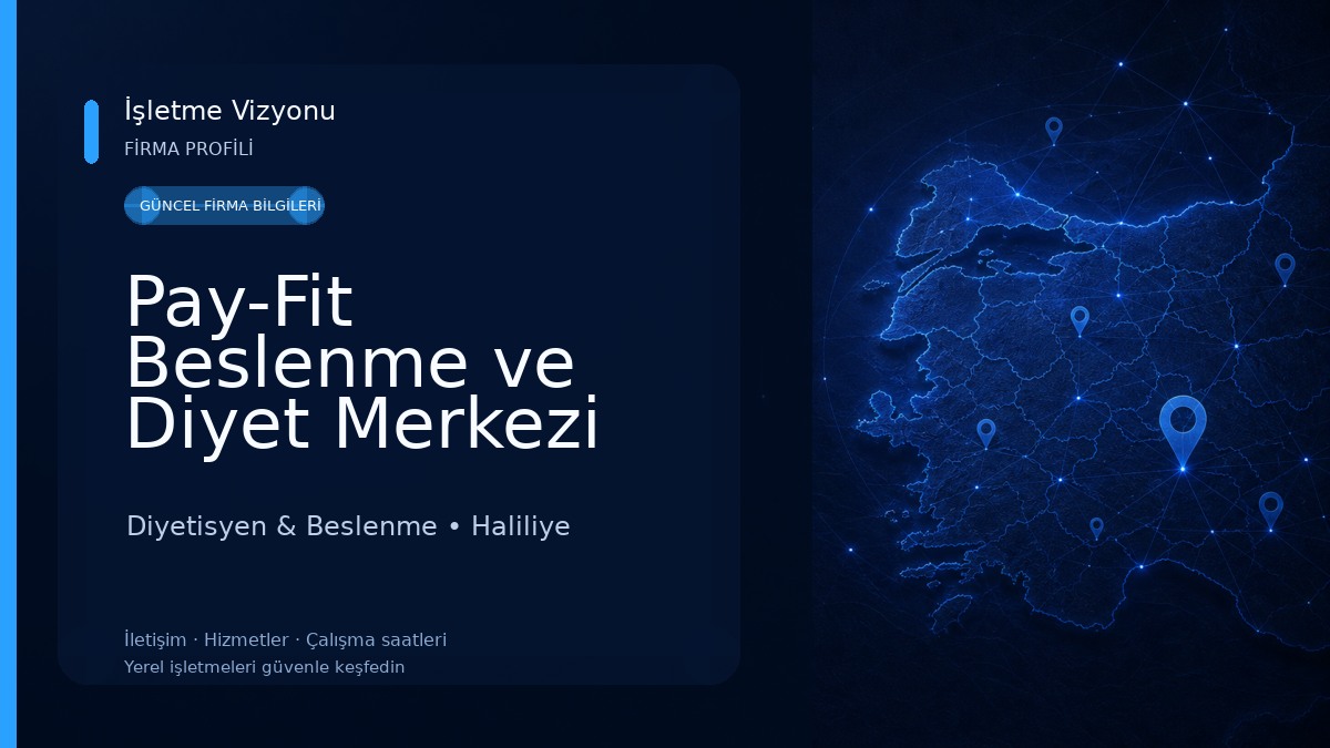 Pay-Fit Beslenme ve Diyet Merkezi Diyetisyen & Beslenme