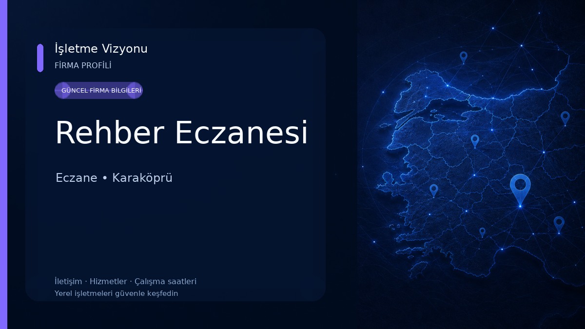 Rehber Eczanesi Eczane