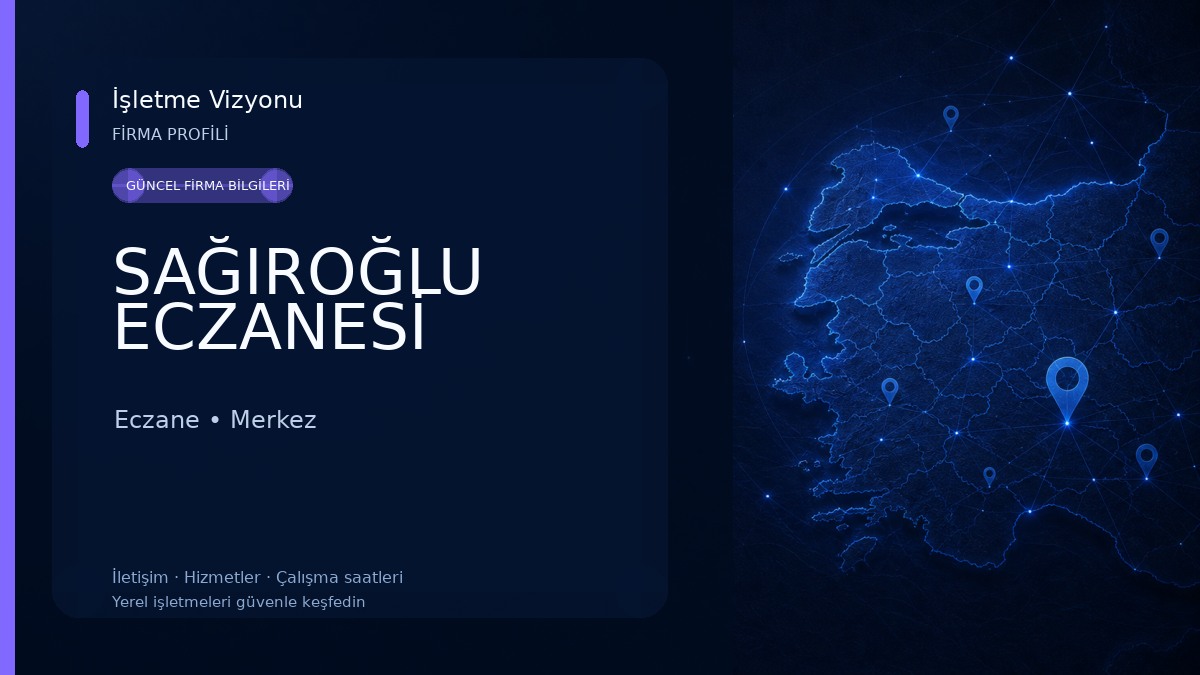SAĞIROĞLU ECZANESİ