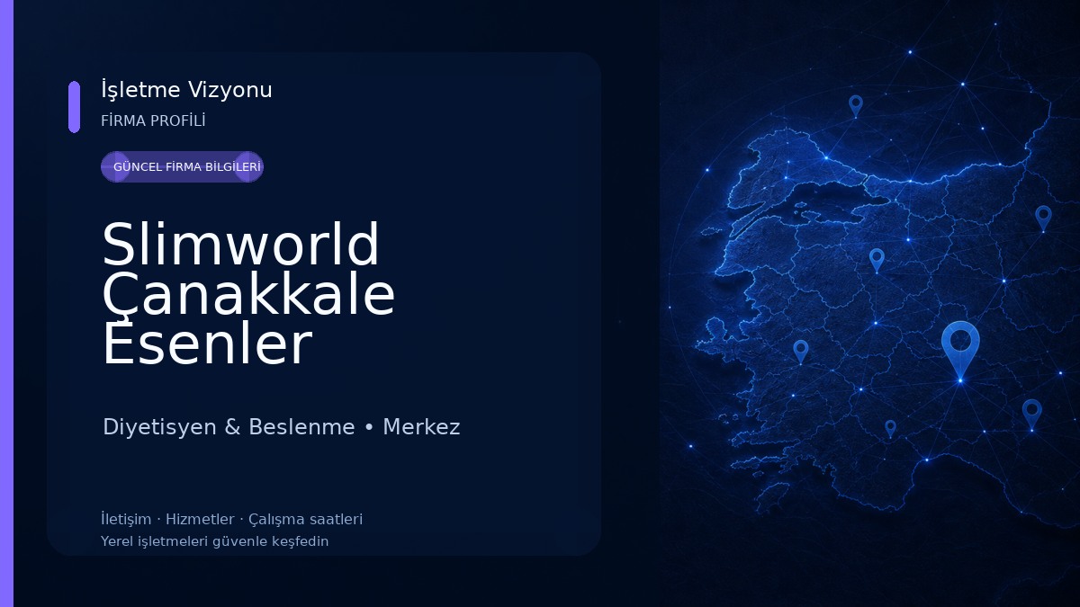 Slimworld Çanakkale Esenler Diyetisyen & Beslenme