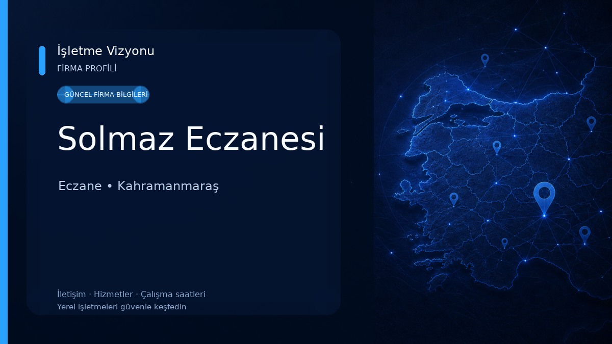 Solmaz Eczanesi Eczane