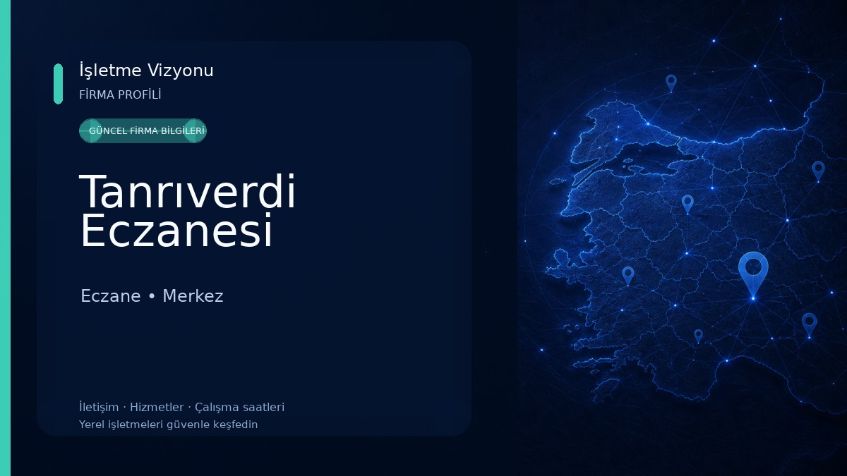 Tanrıverdi Eczanesi Eczane