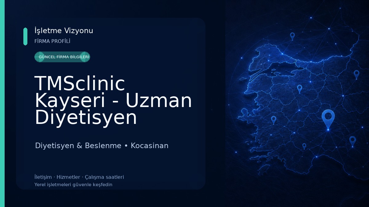 TMSclinic Kayseri - Uzman Diyetisyen Merve Aygür Diyetisyen & Beslenme