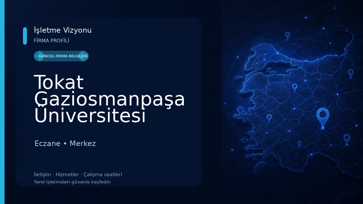 Tokat Gaziosmanpaşa Üniversitesi Taşlıçiftlik Yerleşkesi