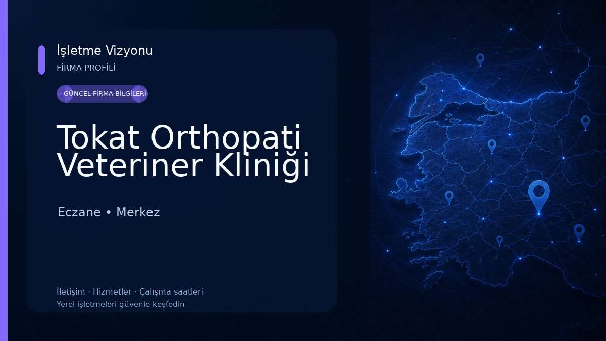 Tokat Orthopati Veteriner Kliniği Eczane