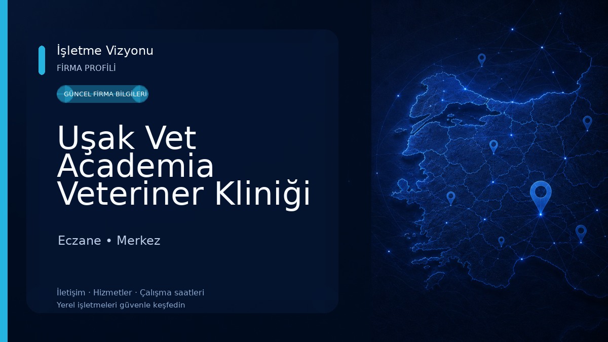 Uşak Vet Academia Veteriner Kliniği Eczane