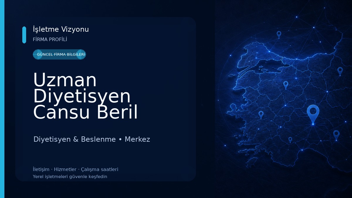 Uzman Diyetisyen Cansu Beril Beslenme Danışmanlığı / Diyet Edirne Diyetisyen & Beslenme