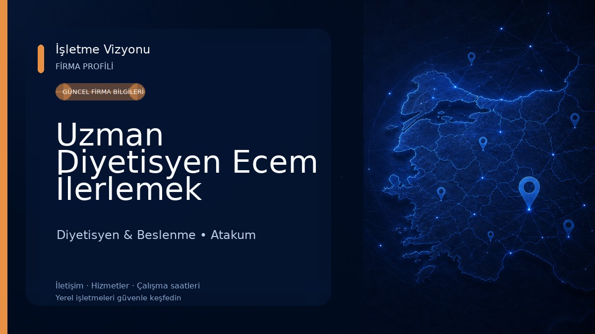 Uzman Diyetisyen Ecem İlerlemek Atakum Şube 
