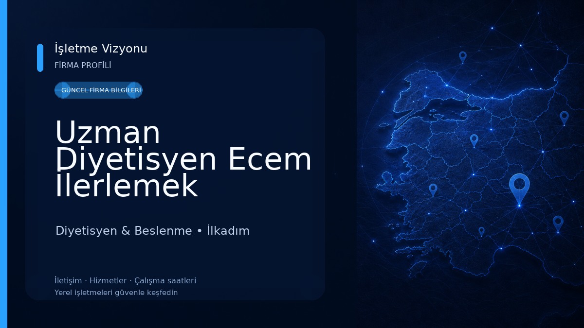 Uzman Diyetisyen Ecem İlerlemek Sağlıklı Beslenme ve Andulasyon Merkezi
