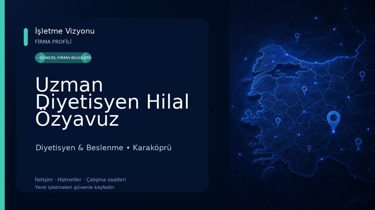 Uzman Diyetisyen Hilal Özyavuz Diyetisyen & Beslenme