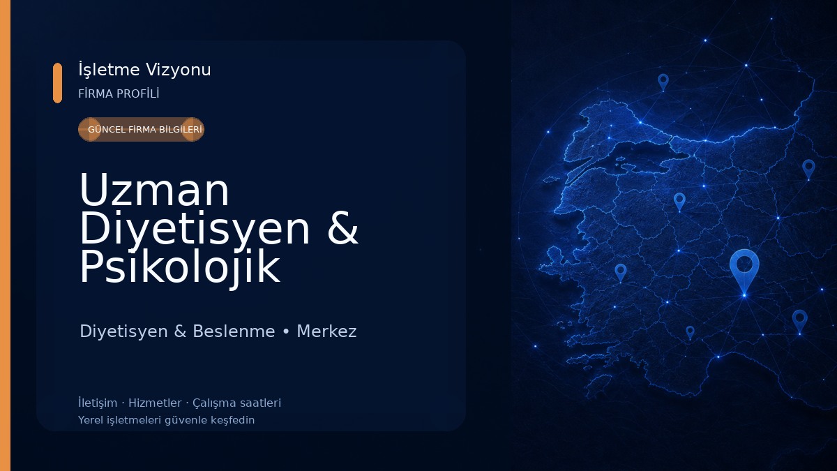 Uzman Diyetisyen & Psikolojik Danışman Merve Şimşek Diyetisyen & Beslenme
