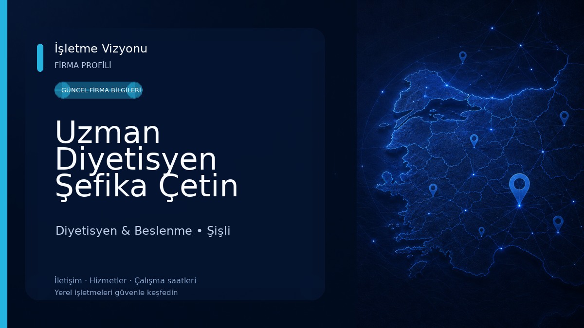 Uzman Diyetisyen Şefika Çetin Diyetisyen & Beslenme