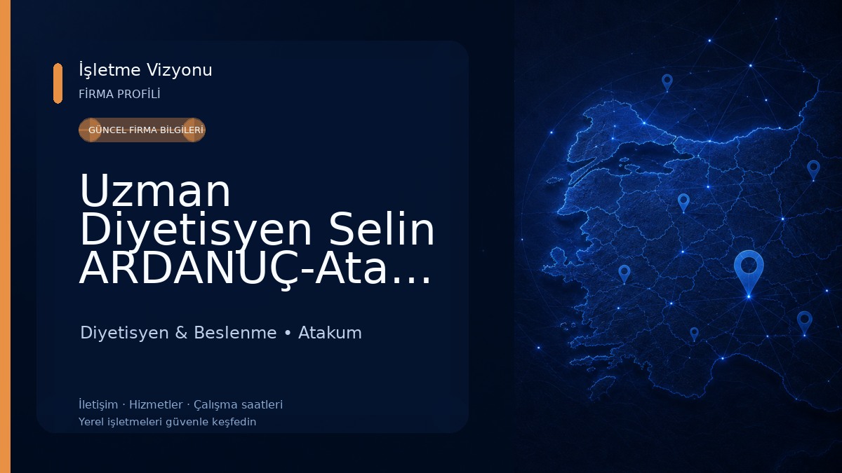 Uzman Diyetisyen Selin ARDANUÇ-Atakum 