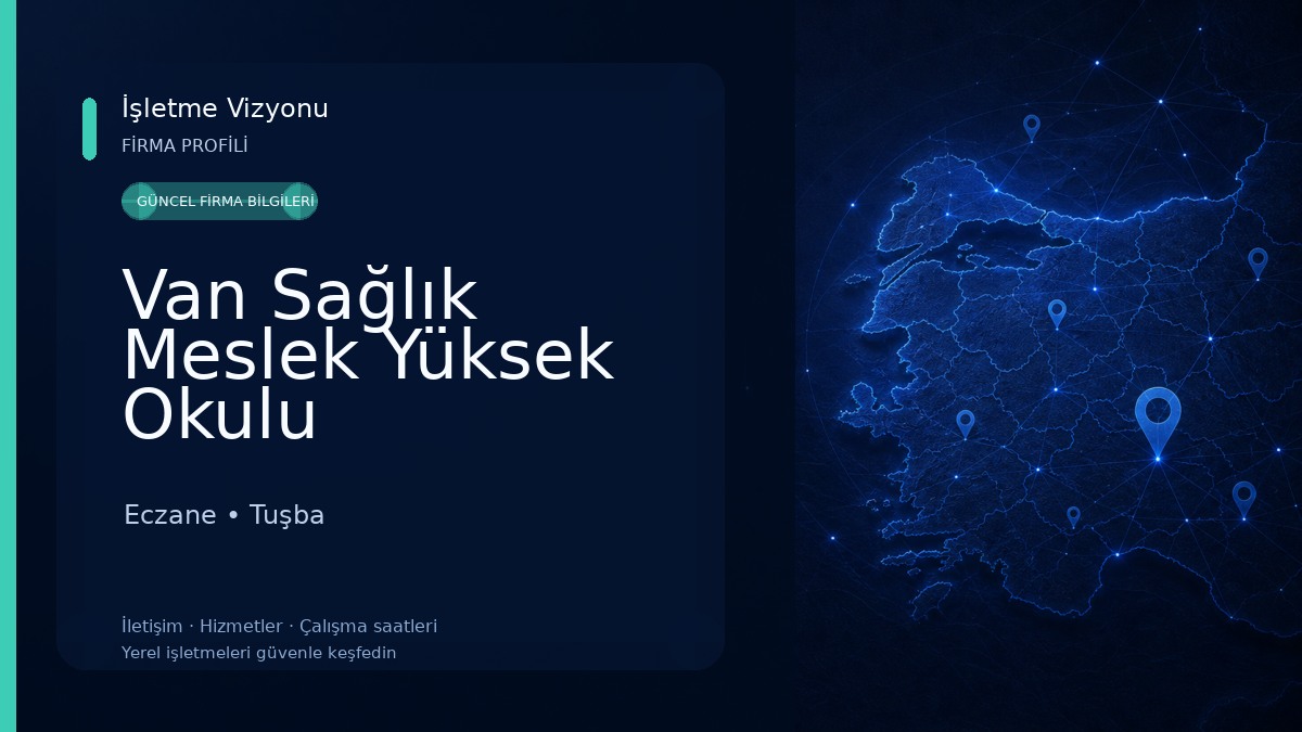Van Sağlık Meslek Yüksek Okulu Eczane