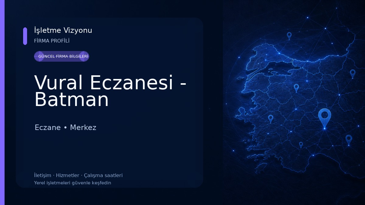 Vural Eczanesi - Batman