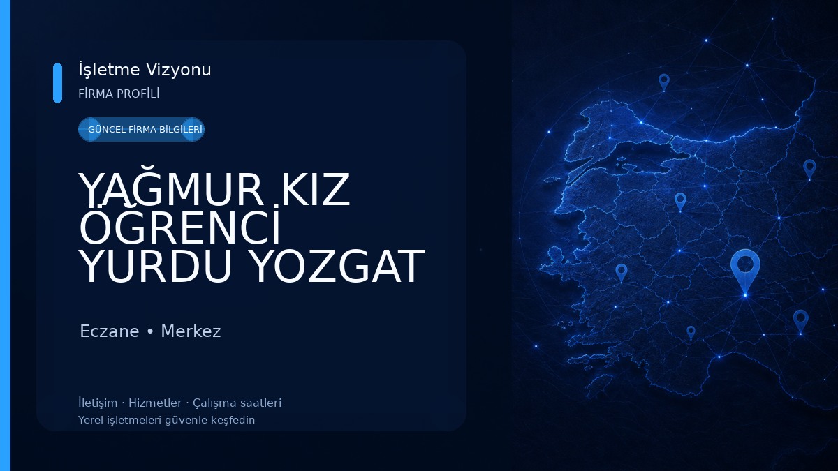YAĞMUR KIZ ÖĞRENCİ YURDU YOZGAT