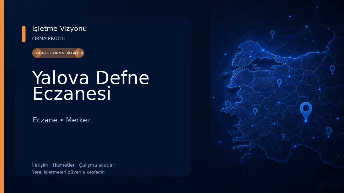 Yalova Defne Eczanesi Eczane