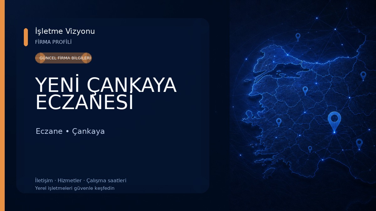 YENİ ÇANKAYA ECZANESİ