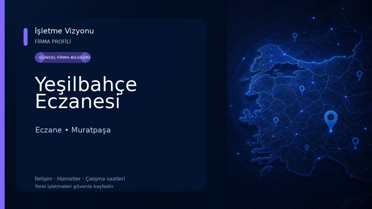 Yeşilbahçe Eczanesi Eczane
