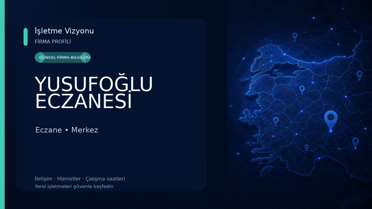 YUSUFOĞLU ECZANESİ 